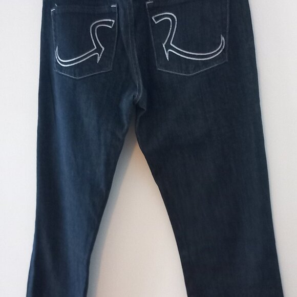 ROCK & REPUBLIC dark wash jeans size 28 - Picture 9 of 14